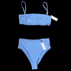 Vitamin A Mia Bandeu Top and Sienna High Waist Bottoms Size S